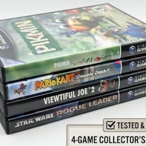 Nintendo GameCube 4-Game Collector’s Lot - Mario Kart, Pikmin + More!